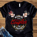 Personalized Disney Couples Trip T-shirt & Hoodie with Names T-shirt & Hoodie GradoCreations