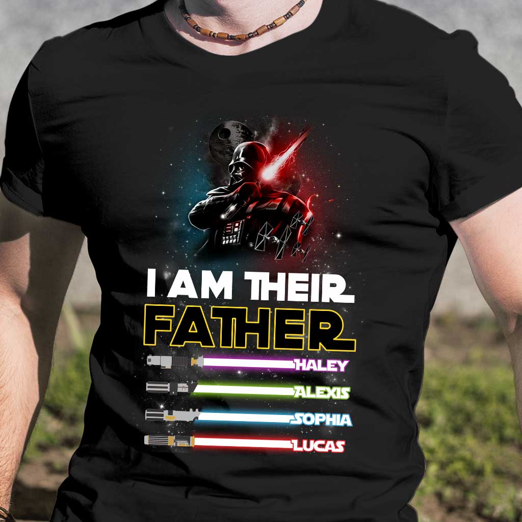 Personalized Father T-shirt & Hoodie with Custom Names | Father's Day Gift T-shirt & Hoodie GradoCreations