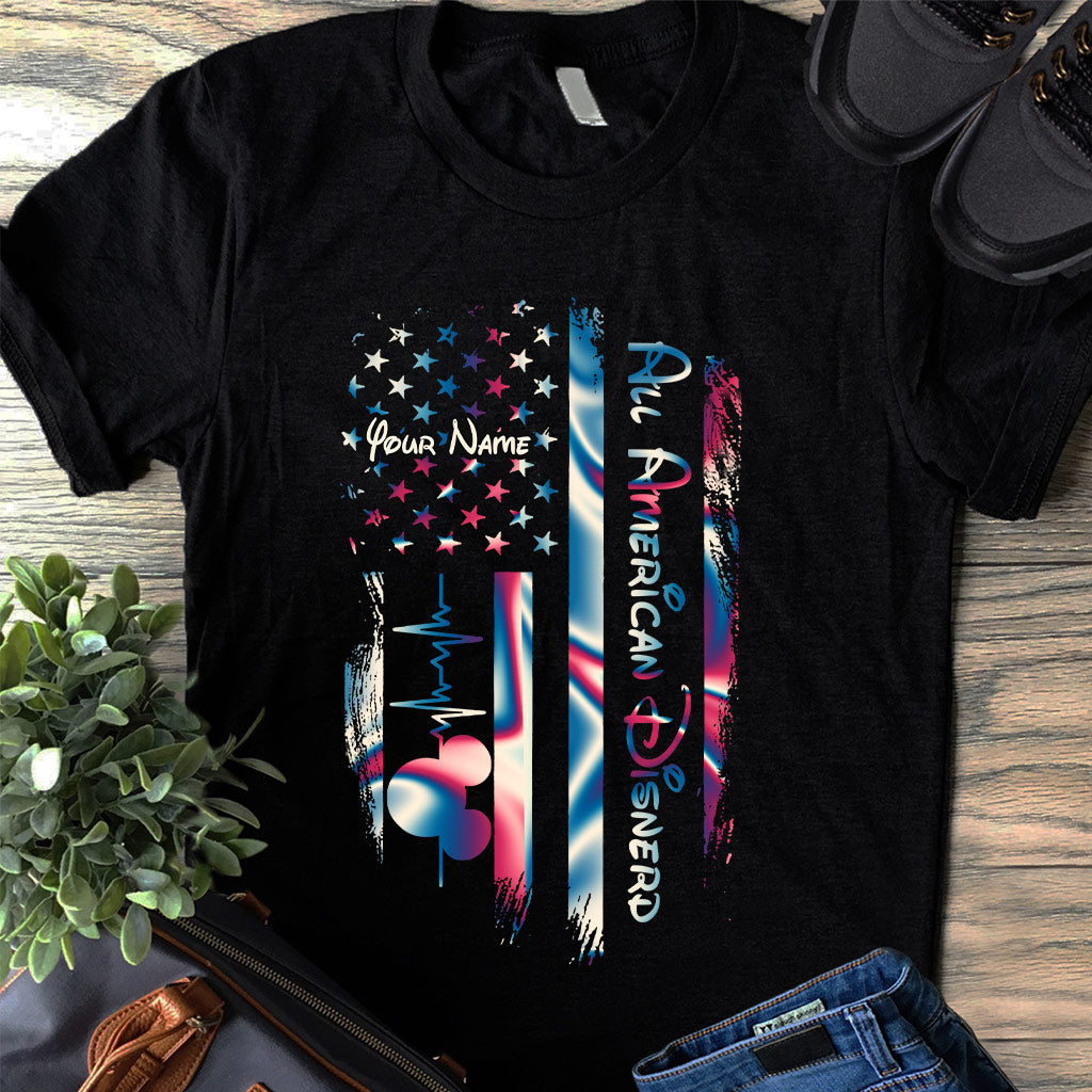 Personalized Independence Day T-Shirt & Hoodie with Name Customization T-shirt & Hoodie GradoCreations