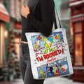 Personalized Grinch Tote Bag Custom Name Christmas Gift Tote Bag GradoCreations