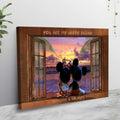 Personalized Couple Canvas You Are My Happy Ending Gift Canvas and Poster GradoCreations
