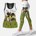 Personalized Hollow Tank Top and Leggings Custom Name Gift Hollow Tank & Leggings GradoCreations