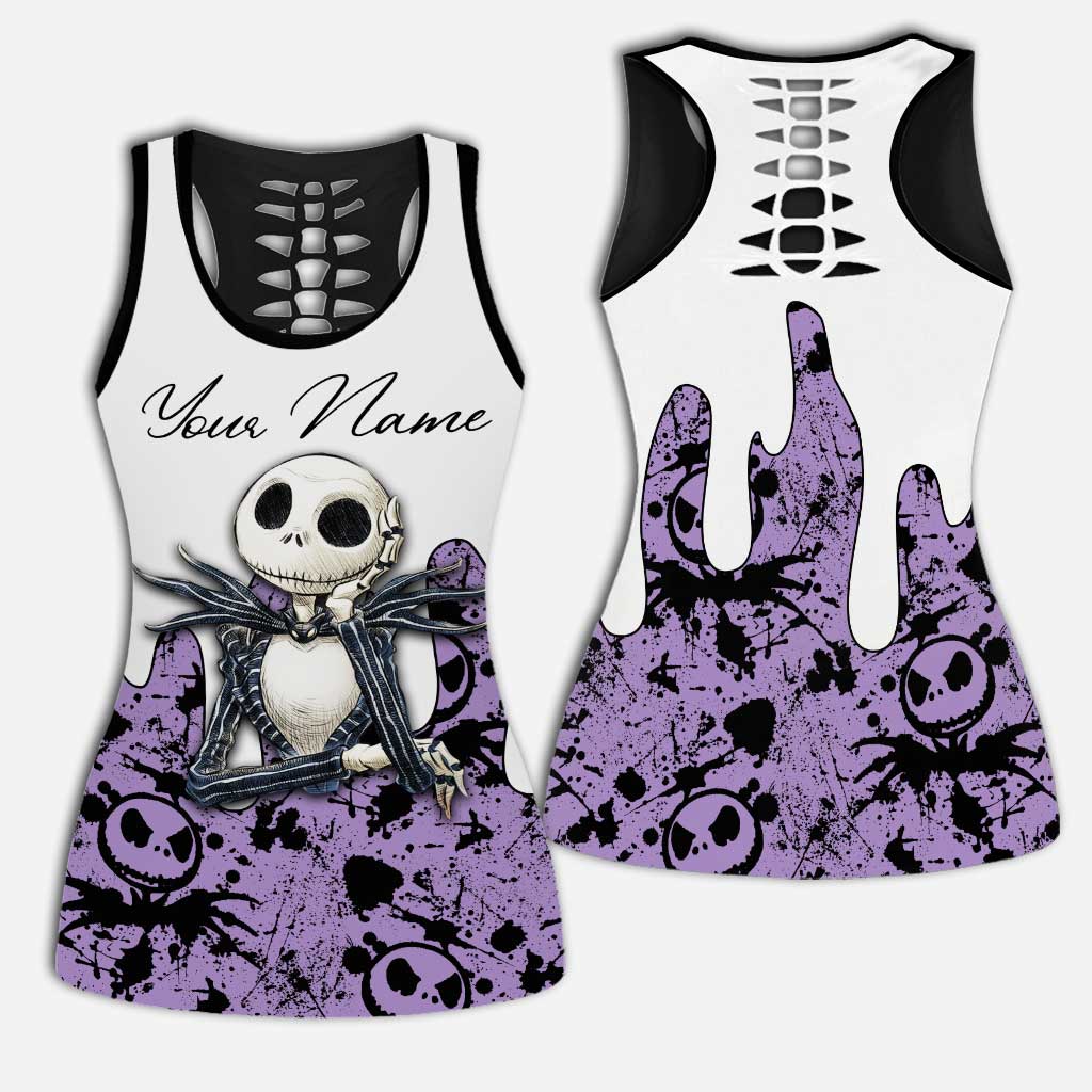 Personalized Nightmare Hollow Tank Top & Leggings Custom Name Gift Hollow Tank & Leggings GradoCreations