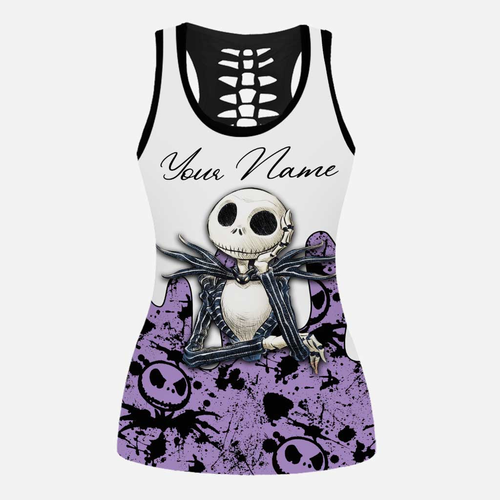 Personalized Nightmare Hollow Tank Top & Leggings Custom Name Gift Hollow Tank & Leggings GradoCreations