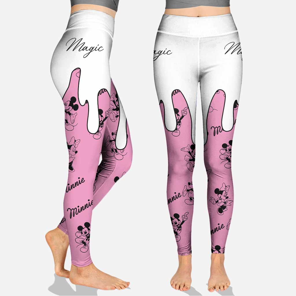 Personalized Minnie Mouse Hollow Tank Top & Leggings Gift for Kids Hollow Tank & Leggings GradoCreations