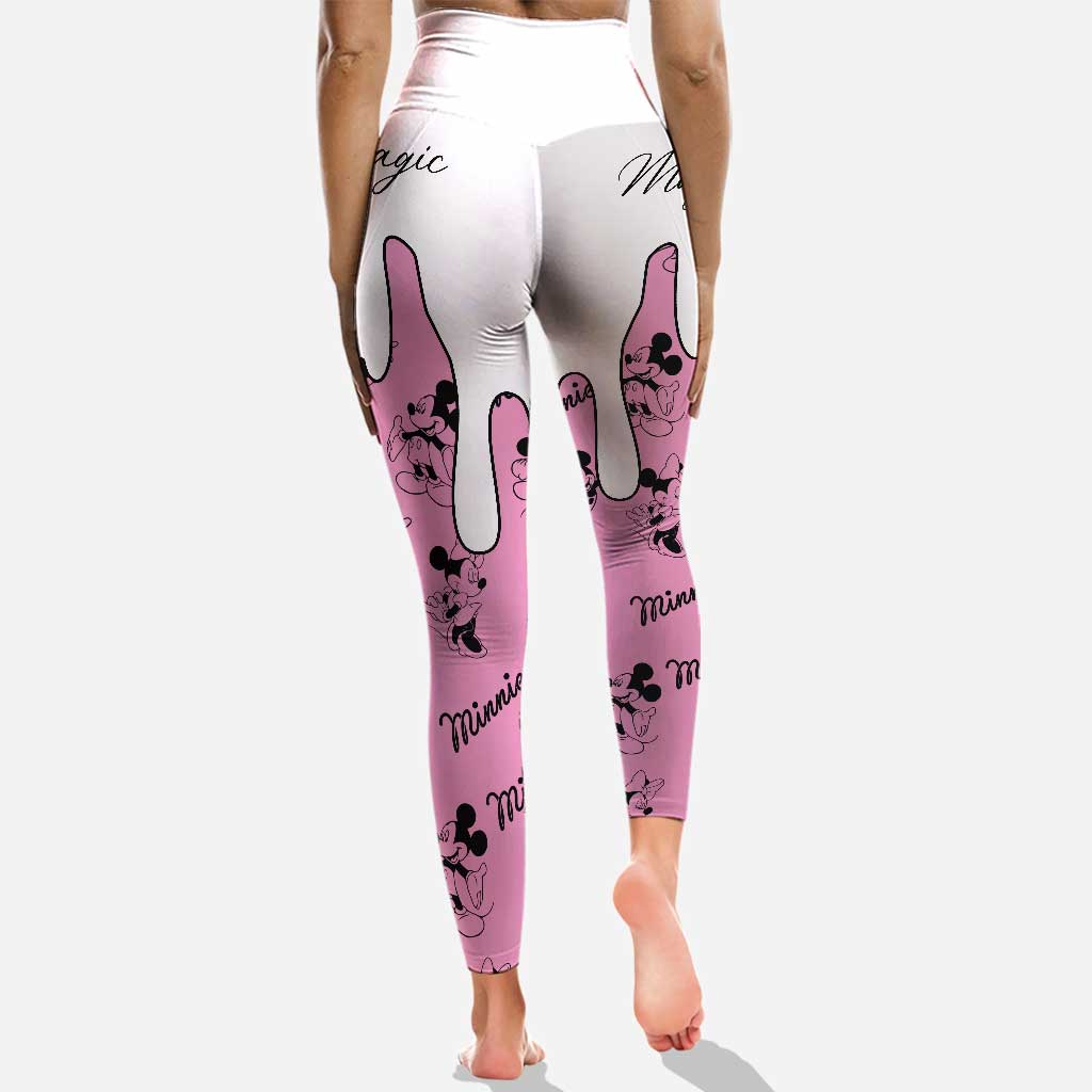 Personalized Minnie Mouse Hollow Tank Top & Leggings Gift for Kids Hollow Tank & Leggings GradoCreations