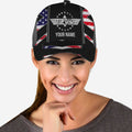 Personalized Independence Day Classic Cap Custom Name Gift for Dad Classic Cap GradoCreations