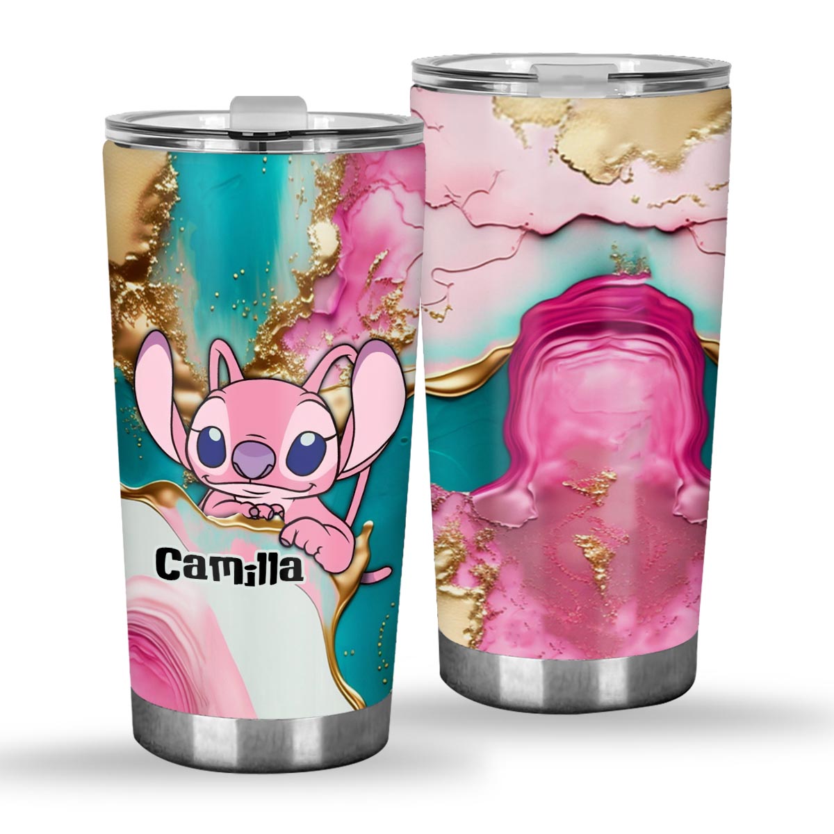 Personalized Ohana Tumbler Custom Name Gift for Mom Tumbler GradoCreations