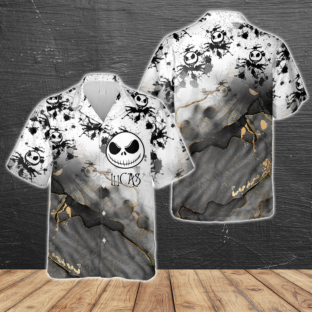 Personalized Nightmare Hawaiian Shirt Custom Name Gift for Him Hawaiian Shirt GradoCreations