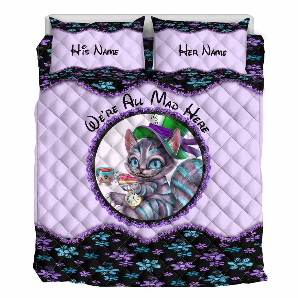 Personalized Halloween Quilt Set with Names | Unique Custom Gift Quilt Set GradoCreations