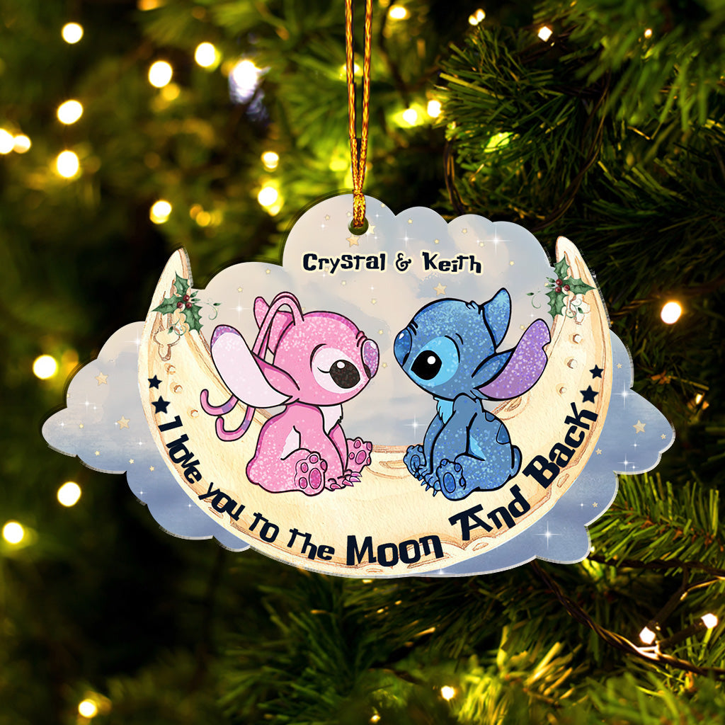 Personalized Acrylic Ohana Ornament Custom Name Gift for Christmas Ornament GradoCreations