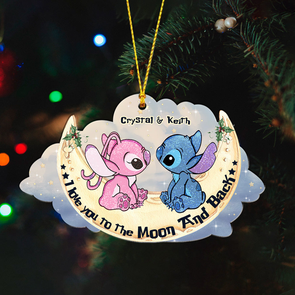 Personalized Acrylic Ohana Ornament Custom Name Gift for Christmas Ornament GradoCreations