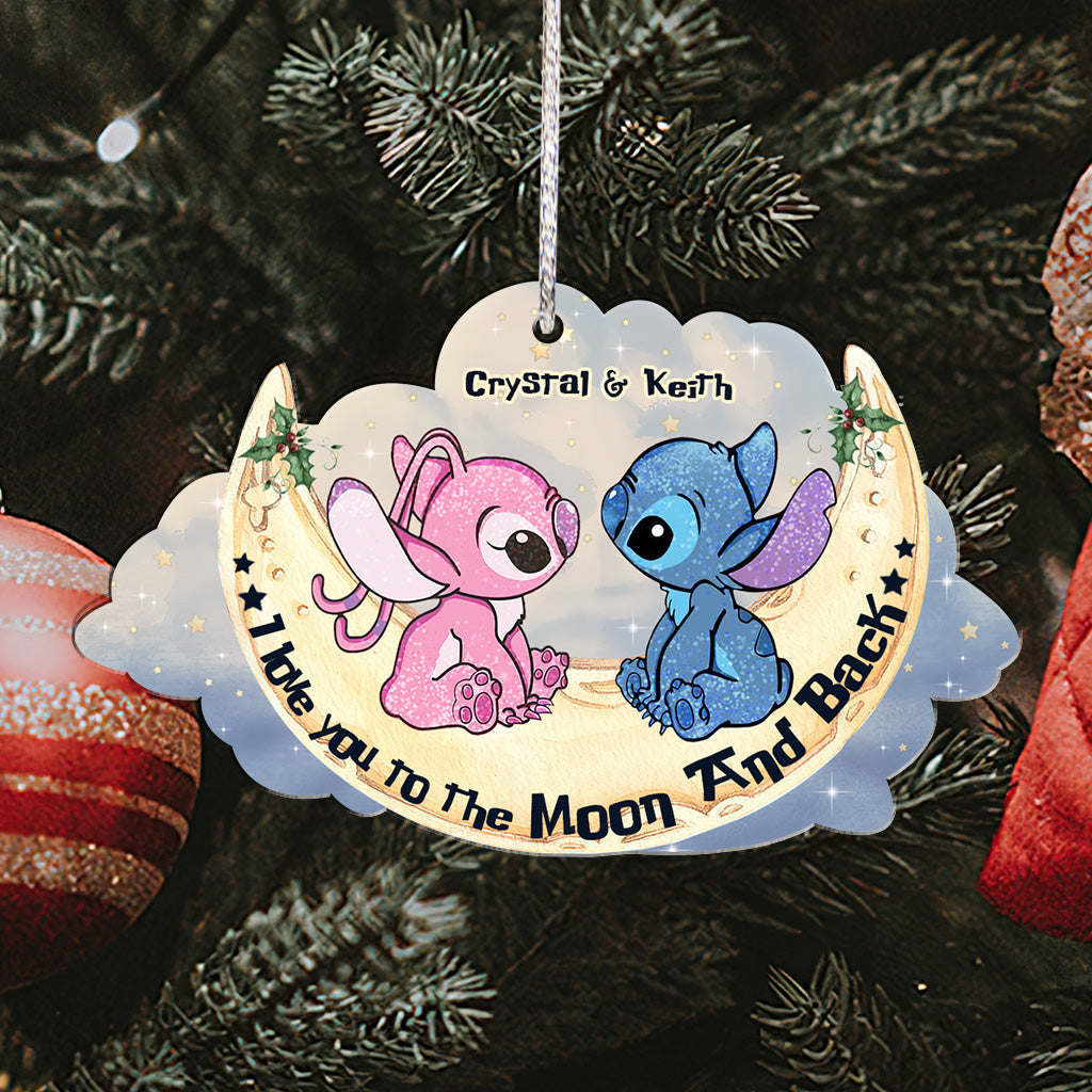 Personalized Acrylic Ohana Ornament Custom Name Gift for Christmas Ornament GradoCreations