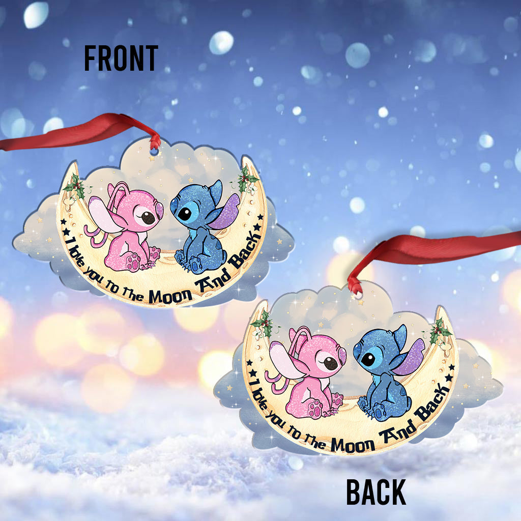 Personalized Acrylic Ohana Ornament Custom Name Gift for Christmas Ornament GradoCreations