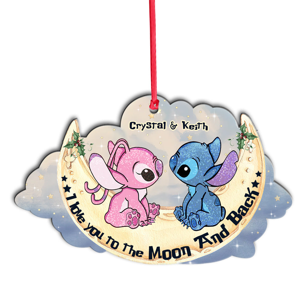 Personalized Acrylic Ohana Ornament Custom Name Gift for Christmas Ornament GradoCreations
