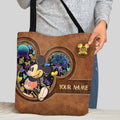 Personalized Mickey Mouse Tote Bag Custom Name Gift for Kids Tote Bag GradoCreations