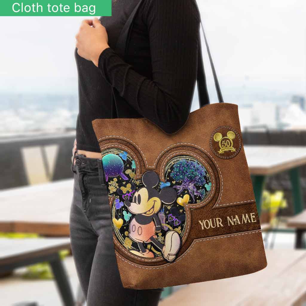 Personalized Mickey Mouse Tote Bag Custom Name Gift for Kids Tote Bag GradoCreations