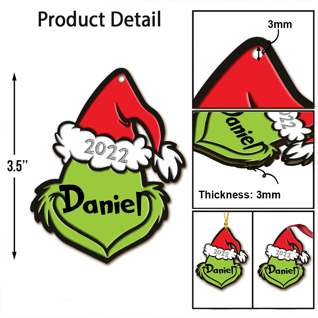 Personalized Christmas Ornament Custom Design Gift Idea Ornament GradoCreations