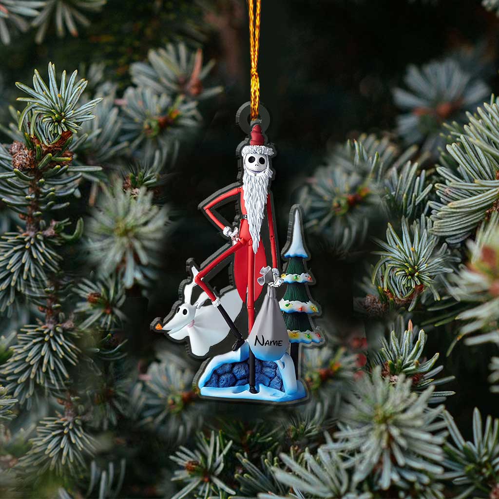 Personalized Nightmare Before Christmas Ornament Custom Name Gift Ornament GradoCreations