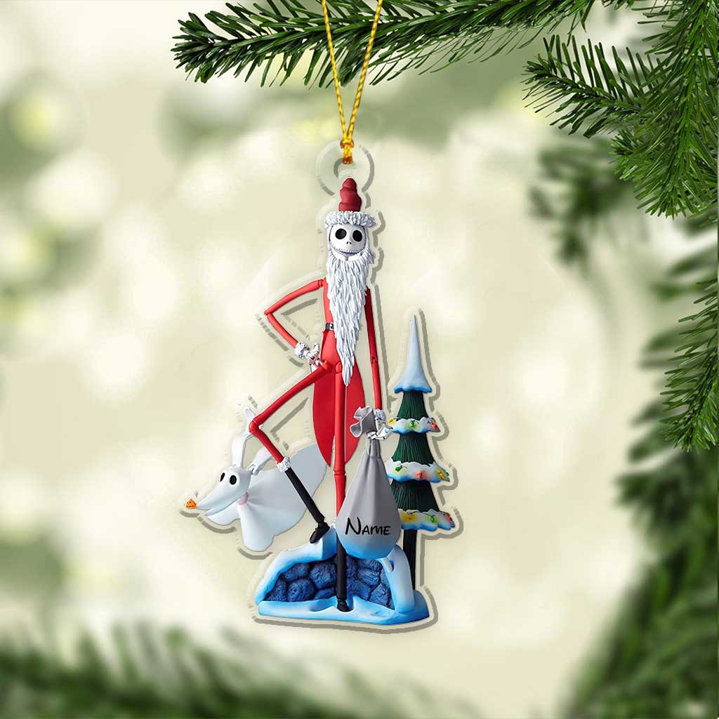 Personalized Nightmare Before Christmas Ornament Custom Name Gift Ornament GradoCreations