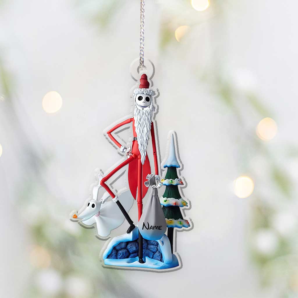 Personalized Nightmare Before Christmas Ornament Custom Name Gift Ornament GradoCreations