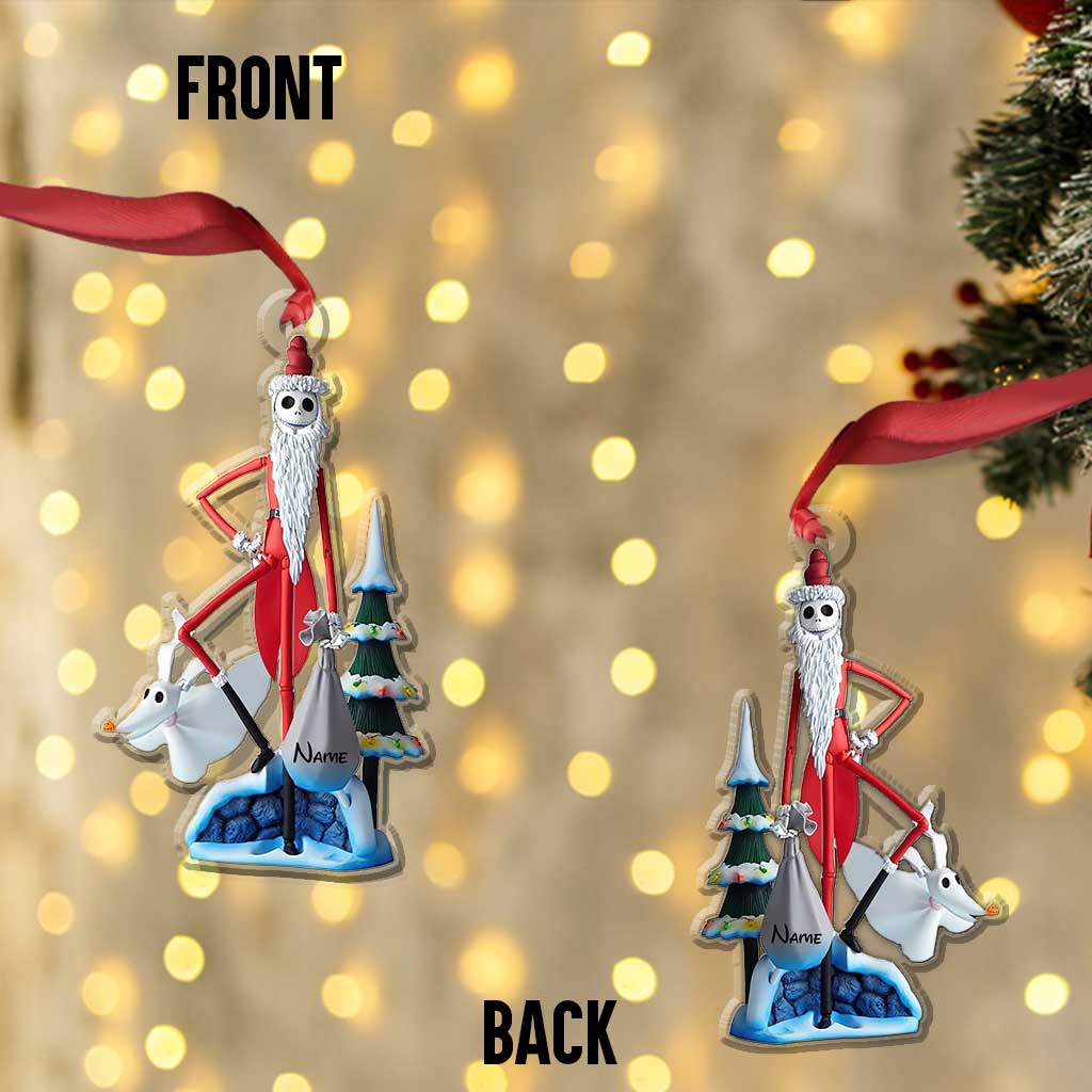 Personalized Nightmare Before Christmas Ornament Custom Name Gift Ornament GradoCreations
