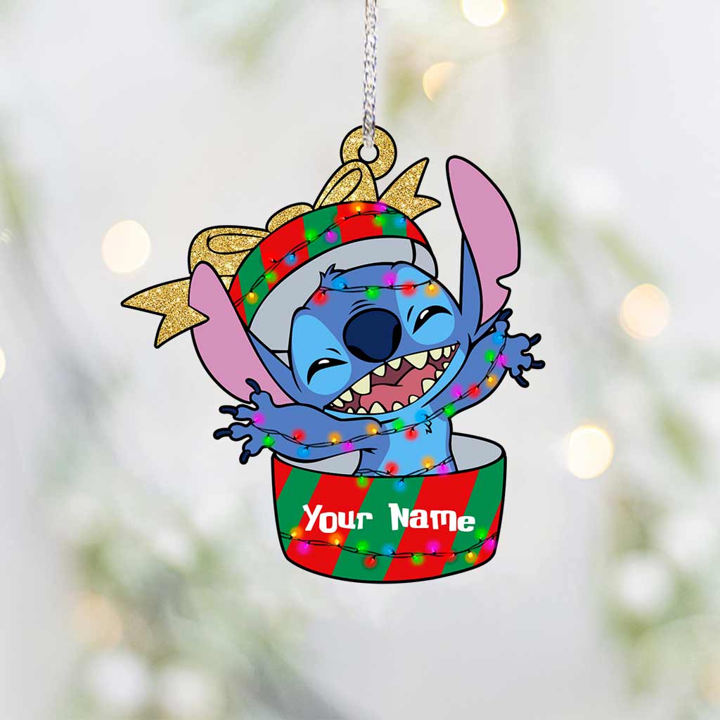 Personalized Christmas Ohana Ornament Custom Gift for Family Ornament GradoCreations