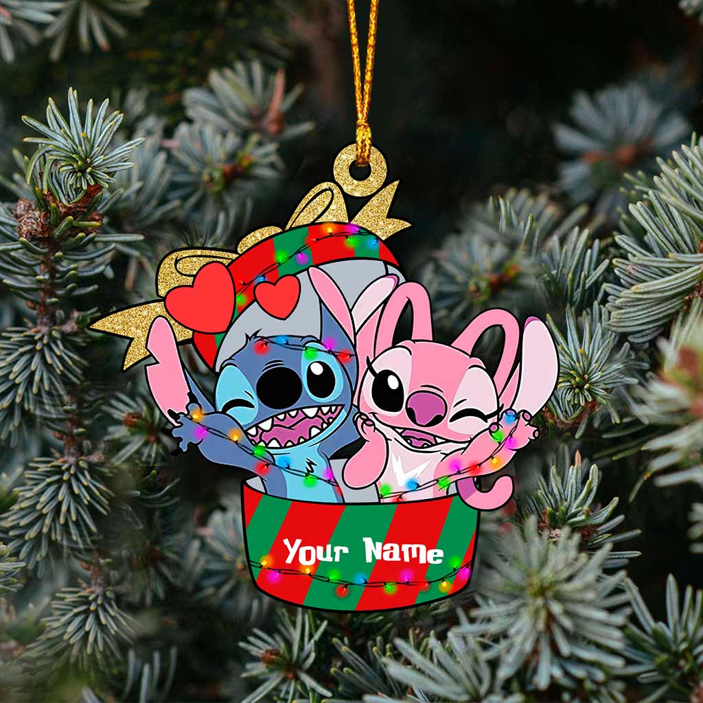 Personalized Christmas Ornament Custom Name Acrylic Gift Ornament GradoCreations