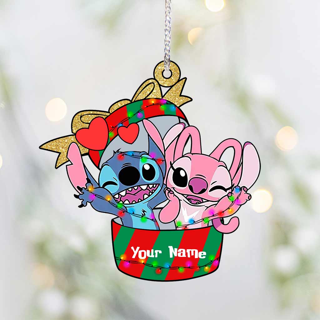 Personalized Christmas Ornament Custom Name Acrylic Gift Ornament GradoCreations