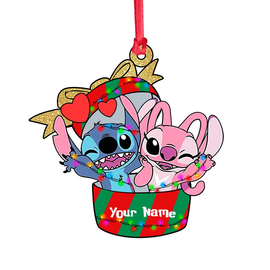 Personalized Christmas Ornament Custom Name Acrylic Gift Ornament GradoCreations