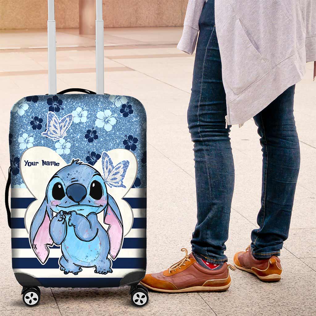Personalized Ohana Luggage Cover Custom Name Travel Gift Luggage Cover GradoCreations