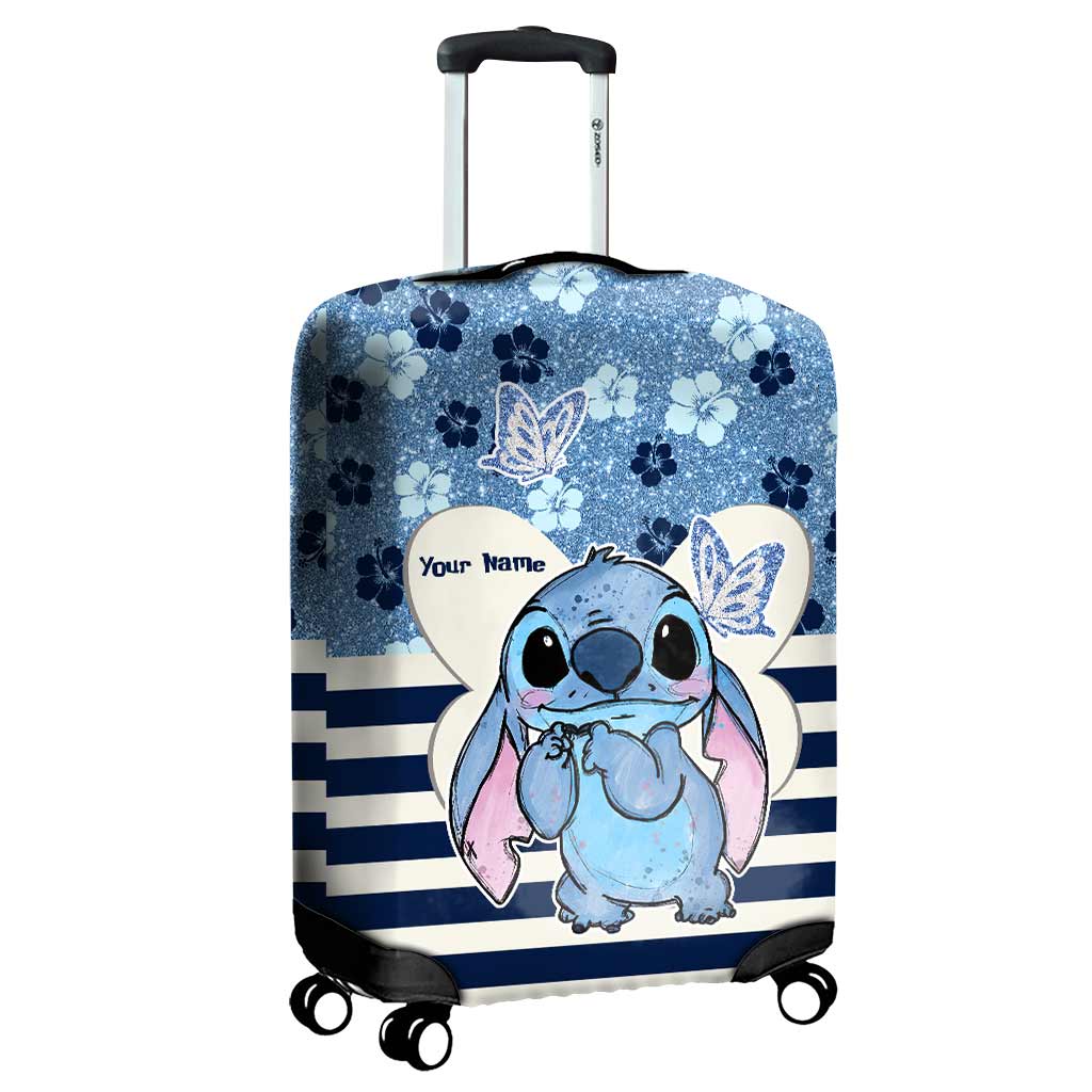 Personalized Ohana Luggage Cover Custom Name Travel Gift Luggage Cover GradoCreations