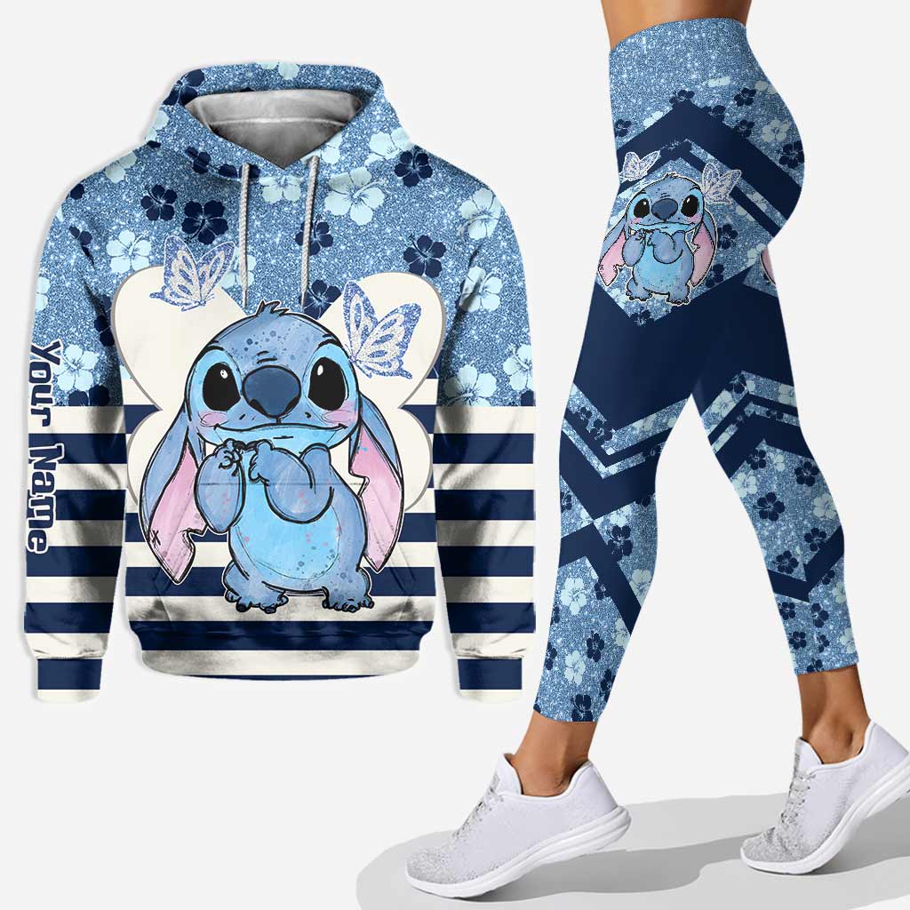 Personalized Ohana Hoodie and Leggings Set Custom Name Gift Hoodie & Leggings GradoCreations