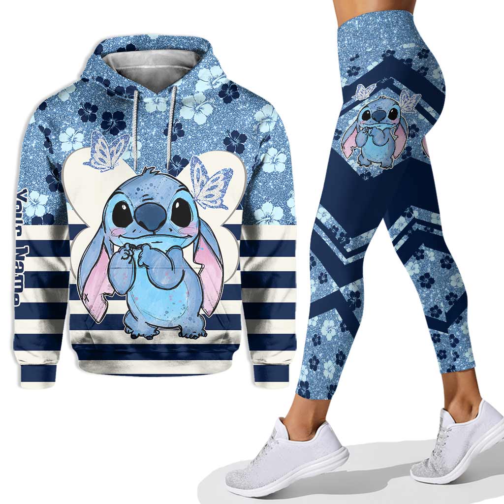 Personalized Ohana Hoodie and Leggings Set Custom Name Gift Hoodie & Leggings GradoCreations