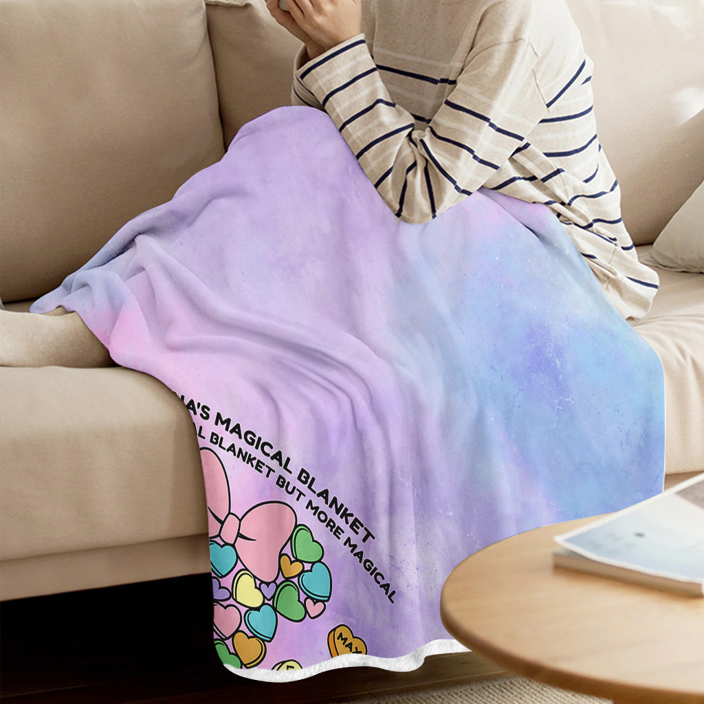 Personalized Magical Blanket for Grandma with Custom Names Blanket GradoCreations