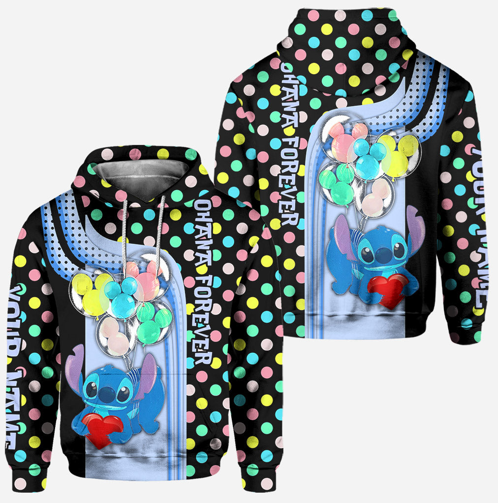Personalized Ohana Hoodie and Leggings Set Cute Gift Idea Hoodie & Leggings GradoCreations