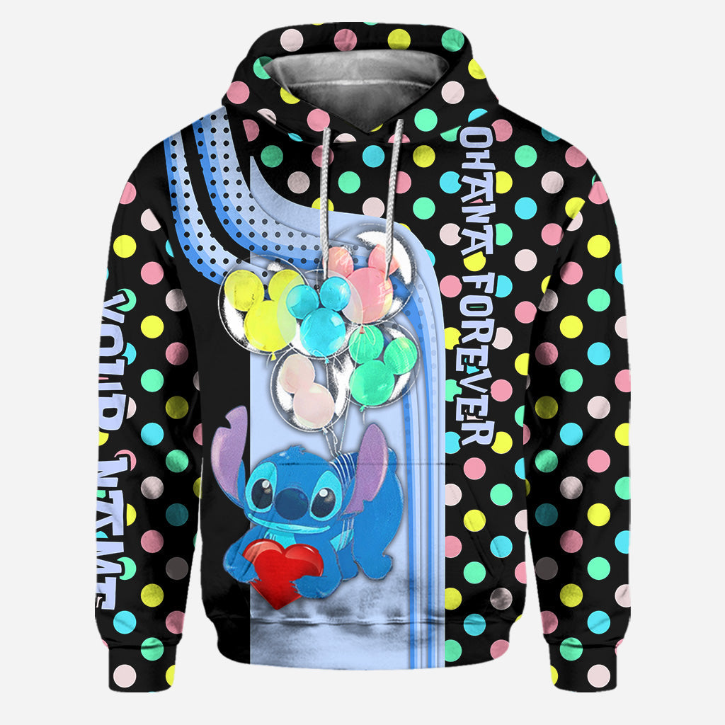Personalized Ohana Hoodie and Leggings Set Cute Gift Idea Hoodie & Leggings GradoCreations