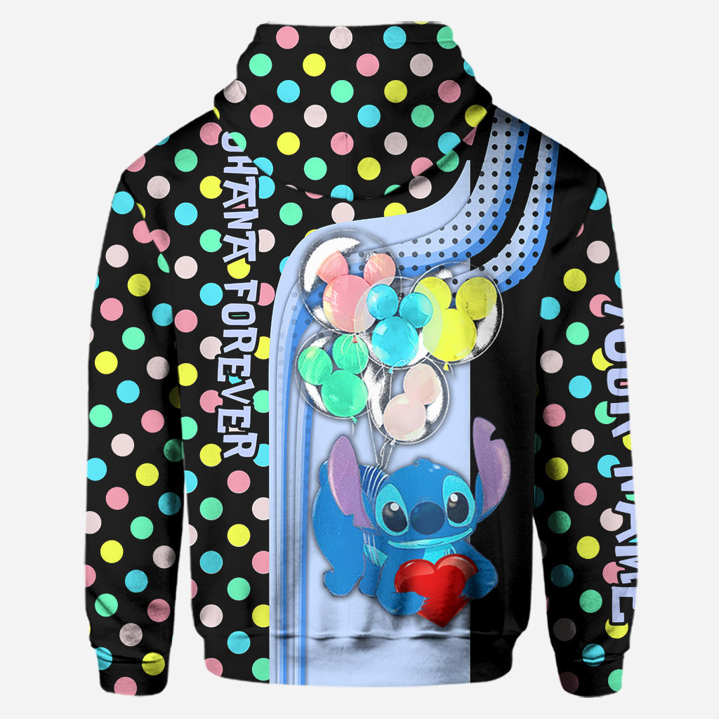 Personalized Ohana Hoodie and Leggings Set Cute Gift Idea Hoodie & Leggings GradoCreations