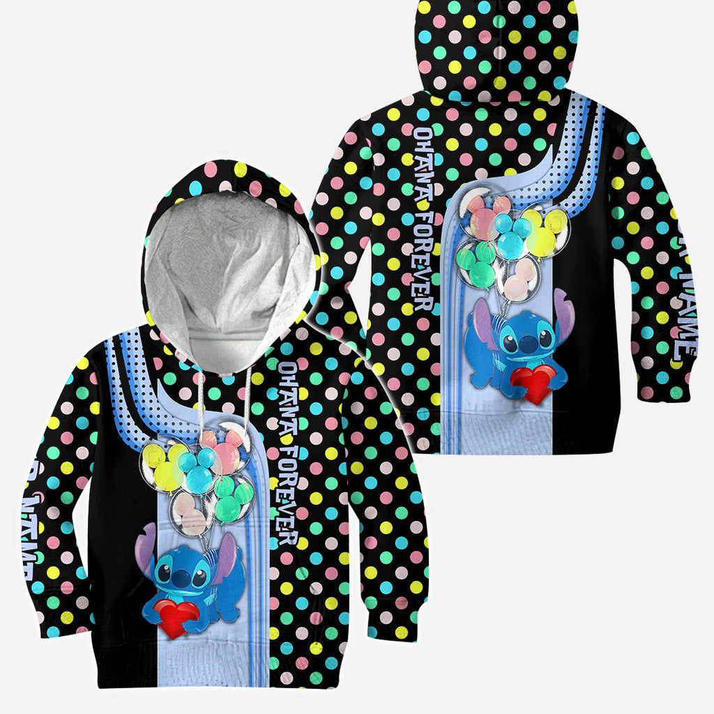 Personalized Ohana Hoodie and Leggings Set Cute Gift Idea Hoodie & Leggings GradoCreations