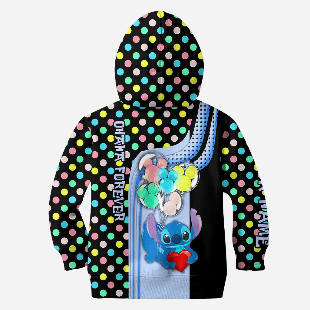 Personalized Ohana Hoodie and Leggings Set Cute Gift Idea Hoodie & Leggings GradoCreations