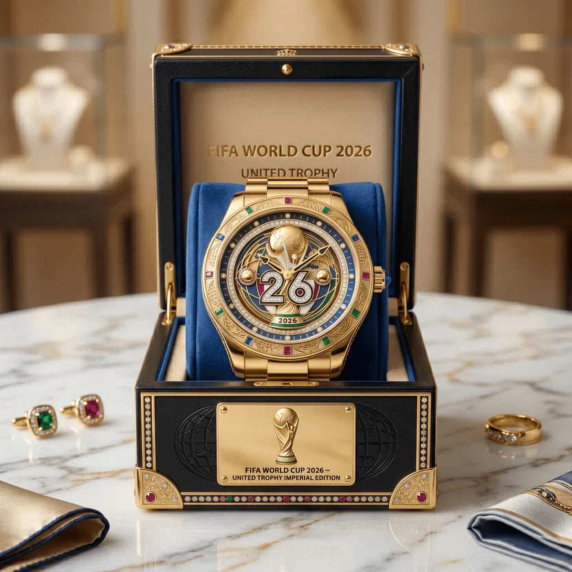 Personalized FIFA World Cup 2026 Men's Wrist Watch Gift for Sports Lovers