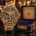 250th Anniversary Men's Wrist Watch with Eagle Design - Perfect Patriotic Gift