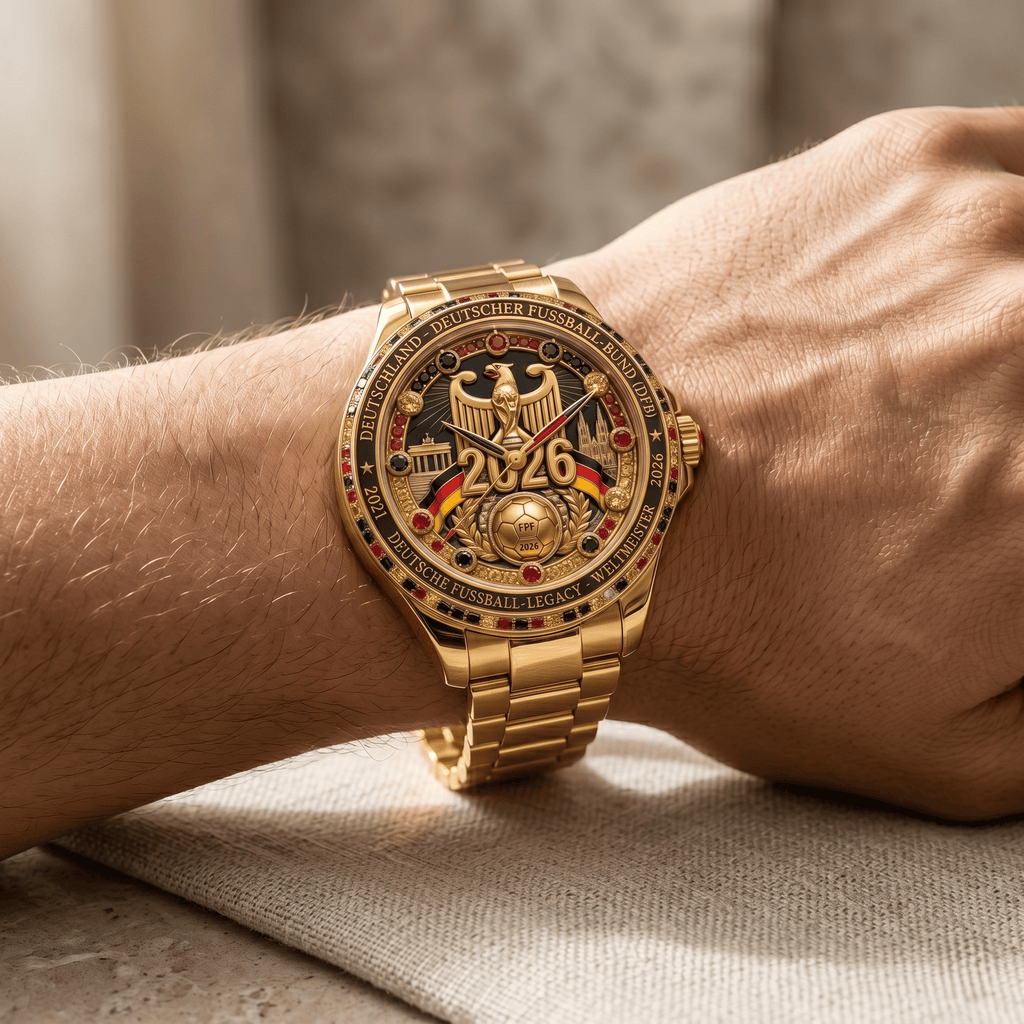 Germany Soccer Imperial Edition 2026 Men's Wrist Watch - Customizable Gift for Football Fans