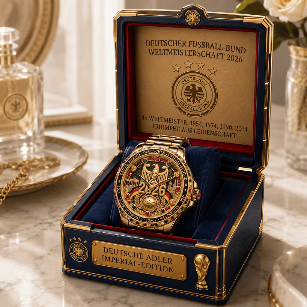 Germany Soccer Imperial Edition 2026 Men's Wrist Watch - Customizable Gift for Football Fans