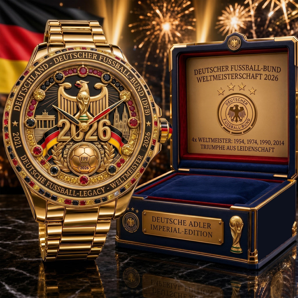 Germany Soccer Imperial Edition 2026 Men's Wrist Watch - Customizable Gift for Football Fans