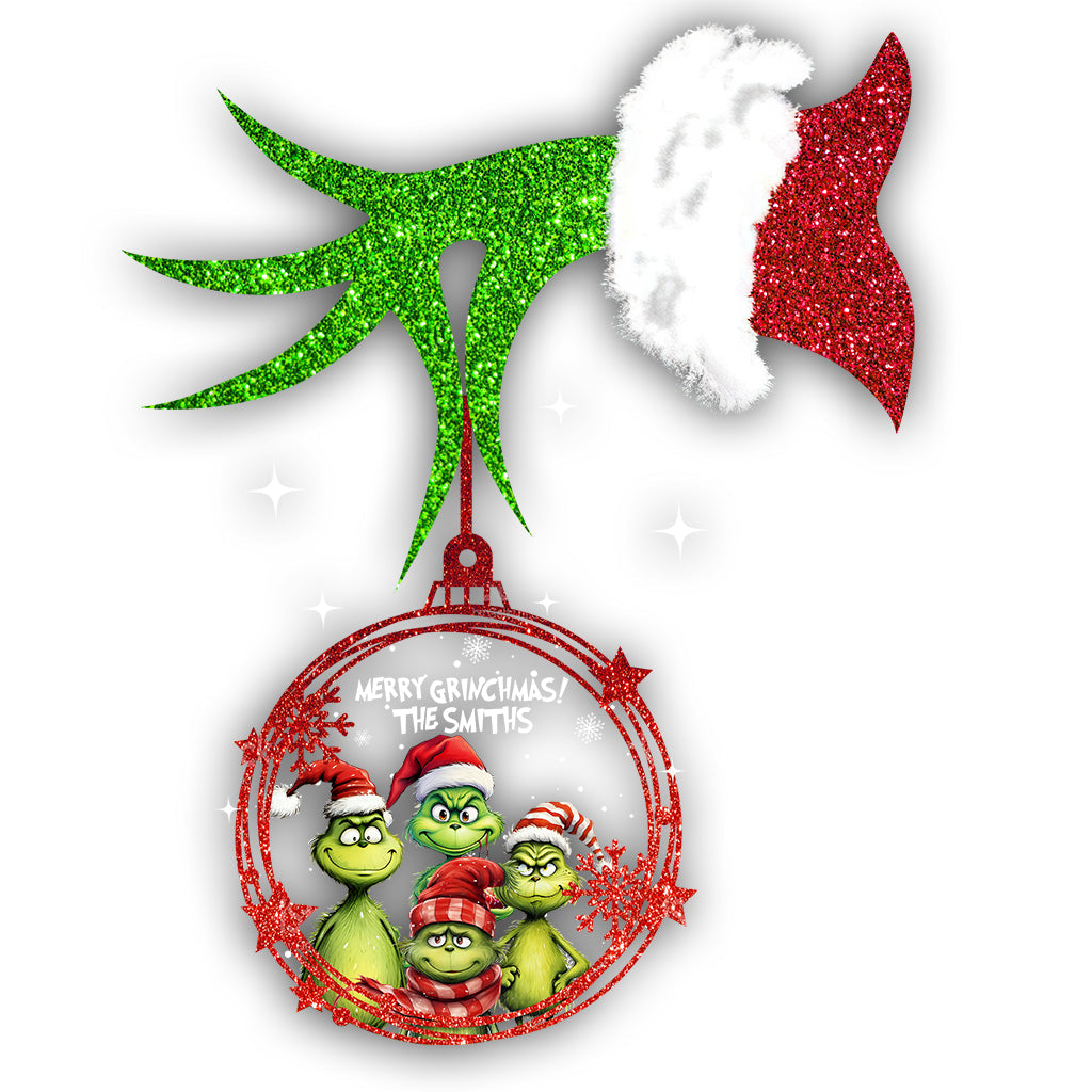 Personalized Merry Grinchmas Decal Die Cut for Christmas Decal Die Cut GradoCreations