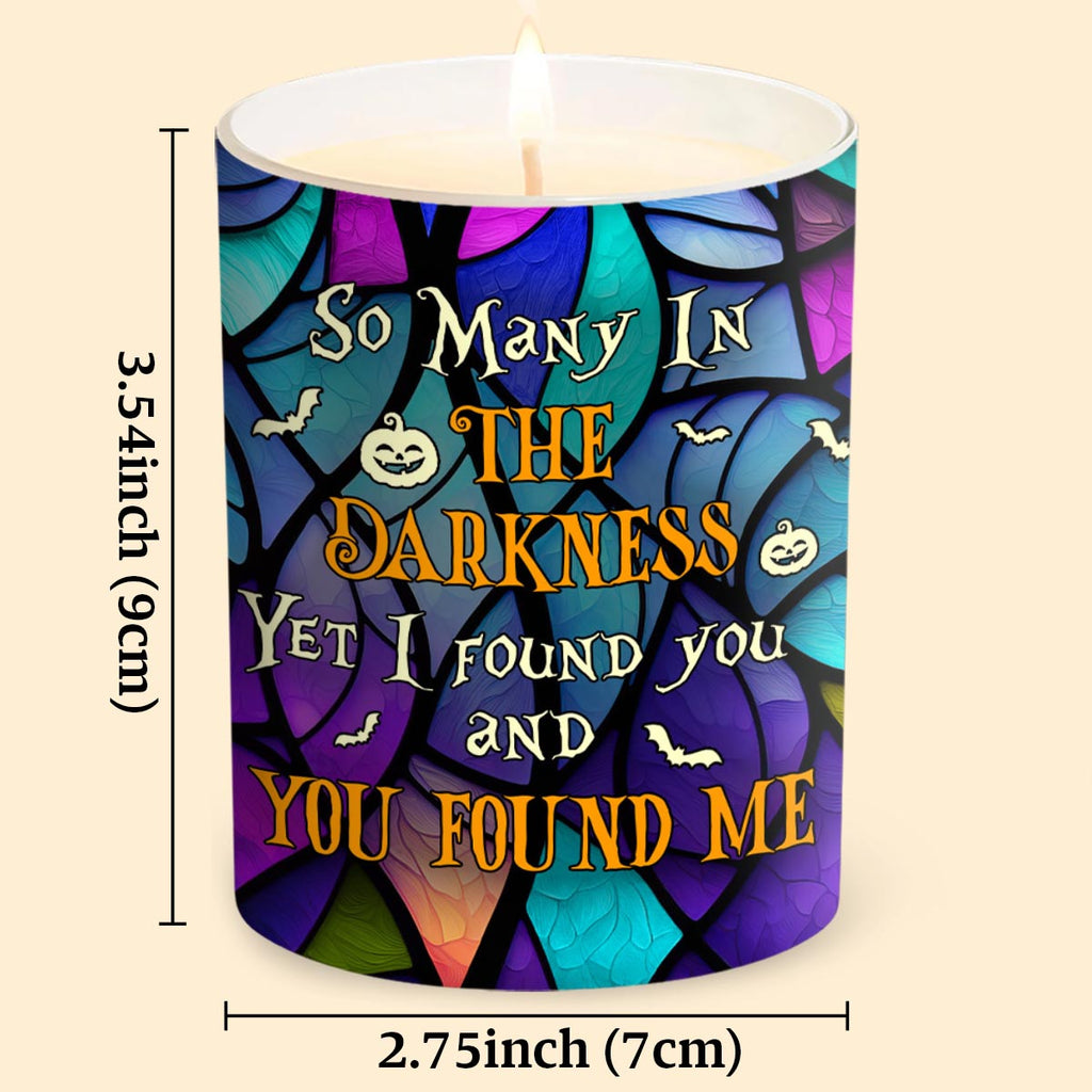 Personalized Nightmare Candle with Custom Names Wooden Lid Gift for Couples Candle With Wooden Lid GradoCreations
