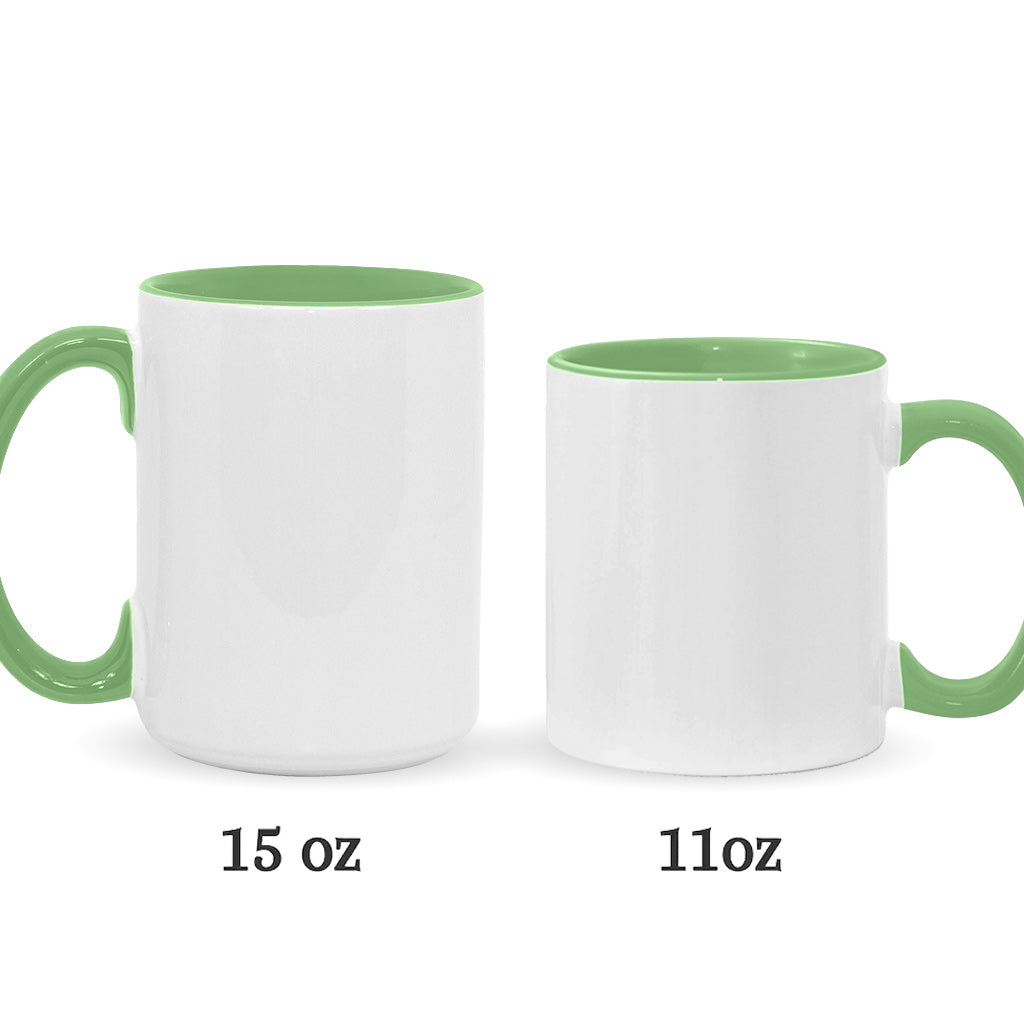 Personalized Grinch Accent Mug Custom Name Christmas Gift Accent Mug GradoCreations