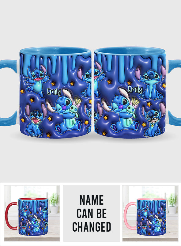 Personalized Ohana Accent Mug Custom Name Gift for Family Accent Mug GradoCreations