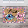 Personalized Couple Doormat with Custom Names - Welcome Home Gift Doormat GradoCreations